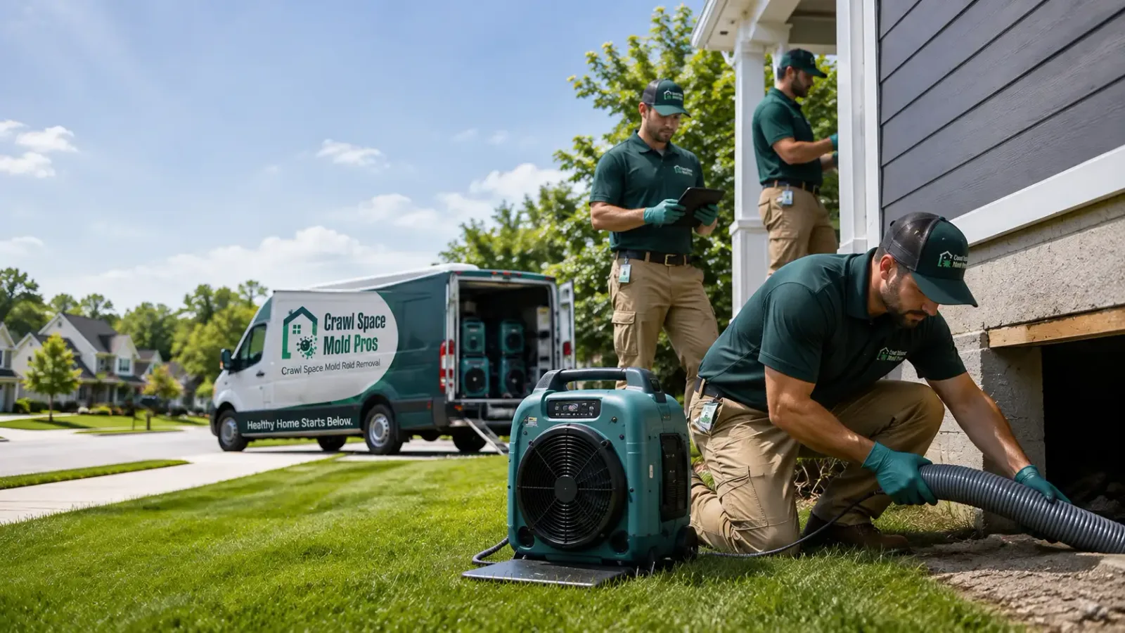 Crawl Space Mold Removal in Bark River, MI
